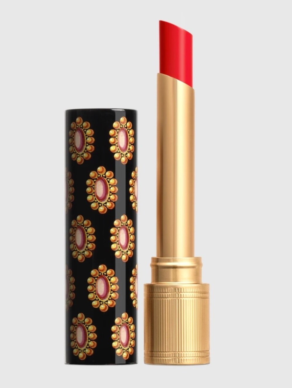 NEW~ GUCCI Glow & Care Shine Lipstick~ 514 Virginia Scarlett.